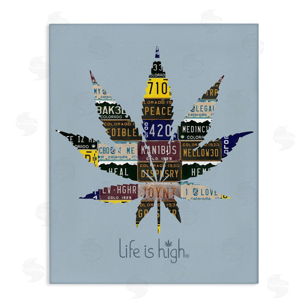 stupell industries Higher Learning/Life Is High | Life Is High with Plant Wall Art