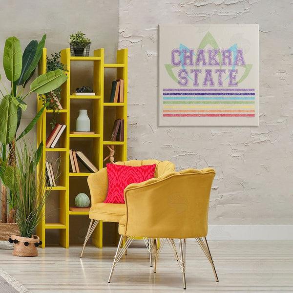 Stupell Industries Higher Learning/Life Is High | Vintage Chakra State Wall Art