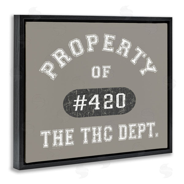 Stupell Industries Higher Learning/Life Is High | Vintage Property Of THC Wall Art