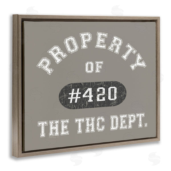 Stupell Industries Higher Learning/Life Is High | Vintage Property Of THC Wall Art