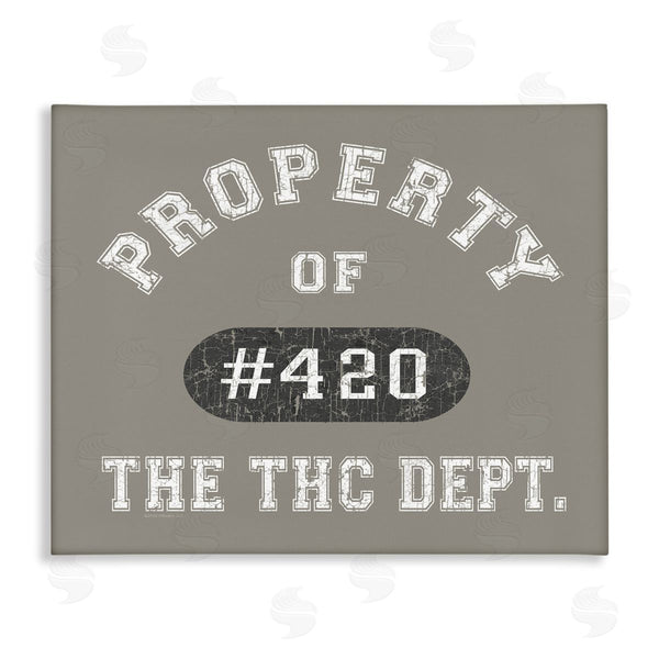 stupell industries Higher Learning/Life Is High | Vintage Property of THC Wall Art