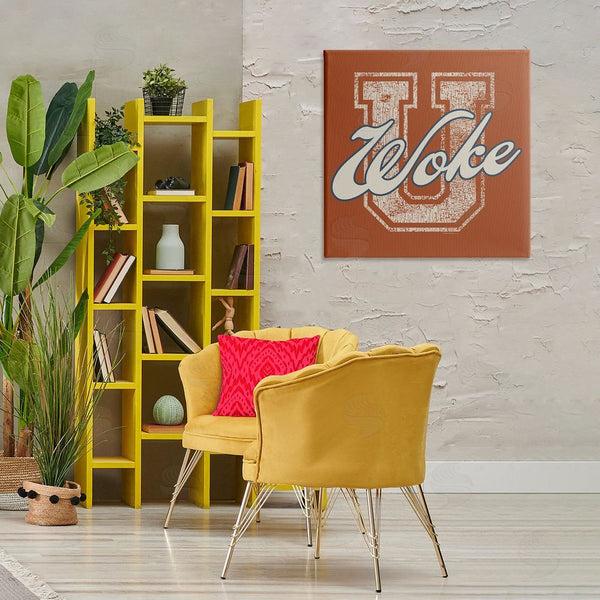 Stupell Industries Higher Learning | Woke U Varsity Style Wall Art