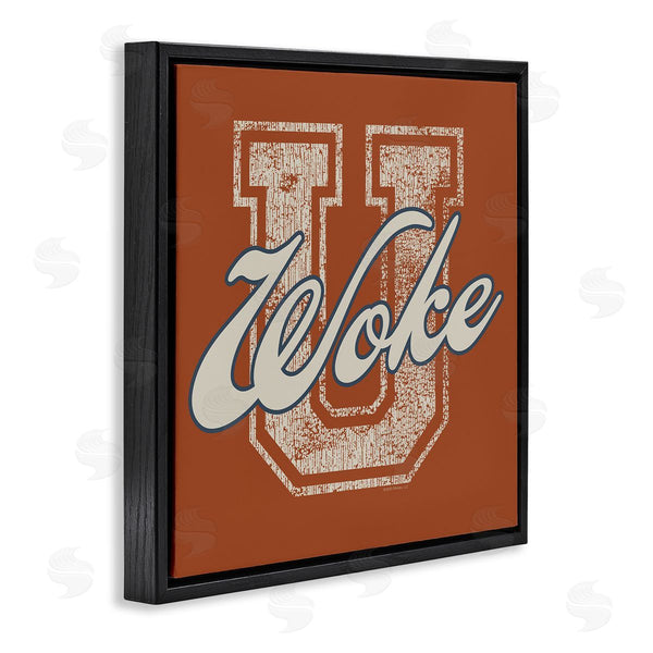 Stupell Industries Higher Learning | Woke U Varsity Style Wall Art