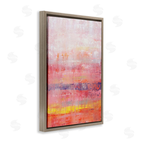 Stupell Industries Hilary Winfield | Modern Paint Drip On Pink