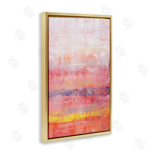 Stupell Industries Hilary Winfield | Modern Paint Drip On Pink