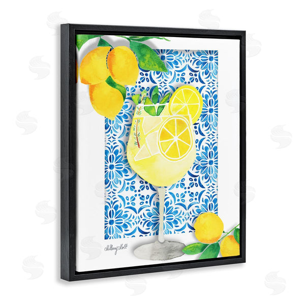 Stupell Industries Hillary Holt | Mediterranean Limoncello Drink