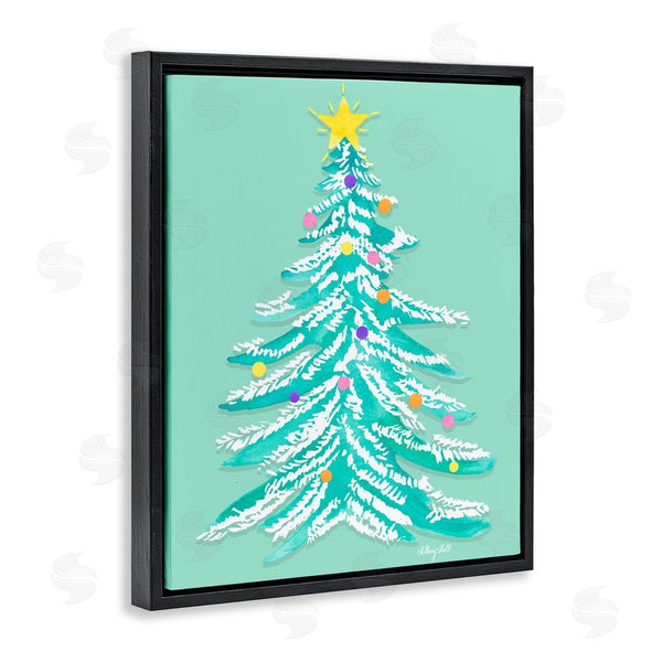 Stupell Industries Hillary Holt | Pastel Christmas Tree Whimsy Wall Art