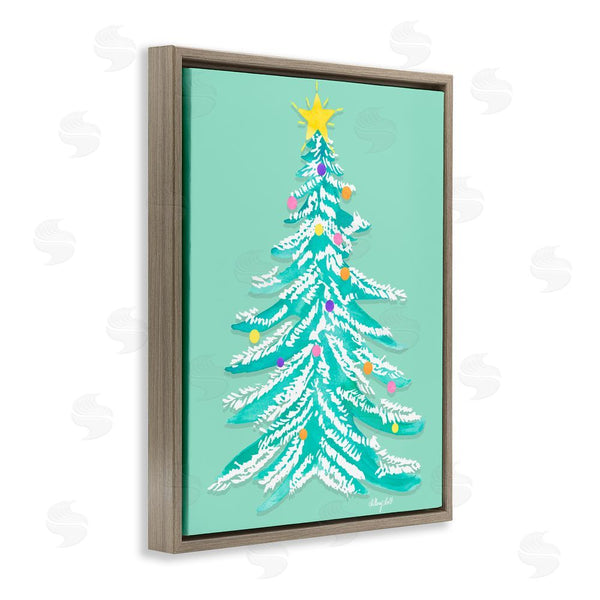 Stupell Industries Hillary Holt | Pastel Christmas Tree Whimsy Wall Art