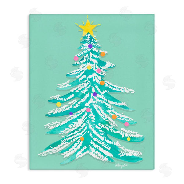 stupell industries Hillary Holt | Pastel Christmas Tree Whimsy Wall Art