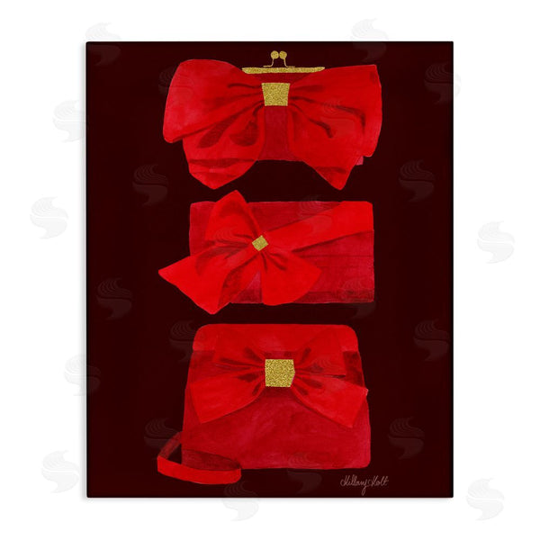 stupell industries Hillary Holt | Ruby Red Clutches Wall Art