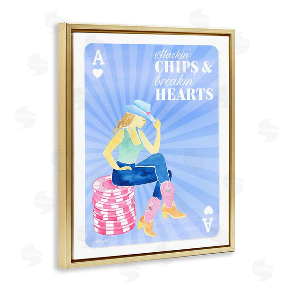 Stupell Industries Hillary Holt | Stackin' Chips And Breakin' Hearts