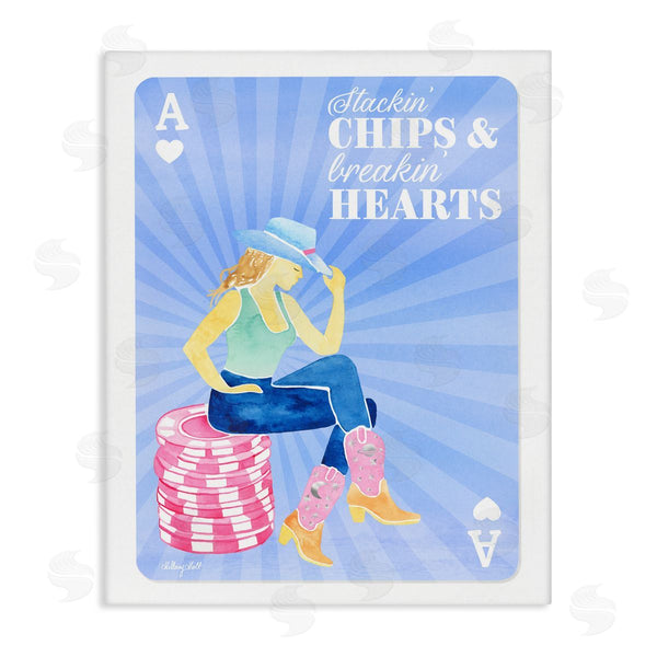 stupell industries Hillary Holt | Stackin' Chips And Breakin' Hearts