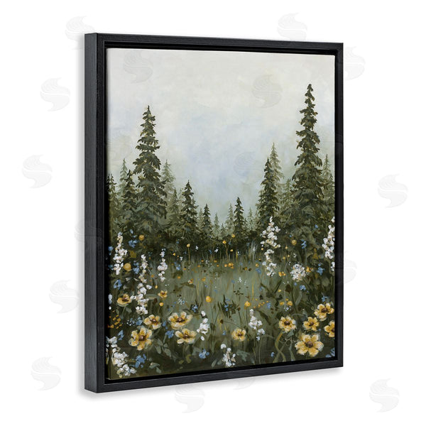 Stupell Industries Hollihocks Art | Forest Meadow Clearing