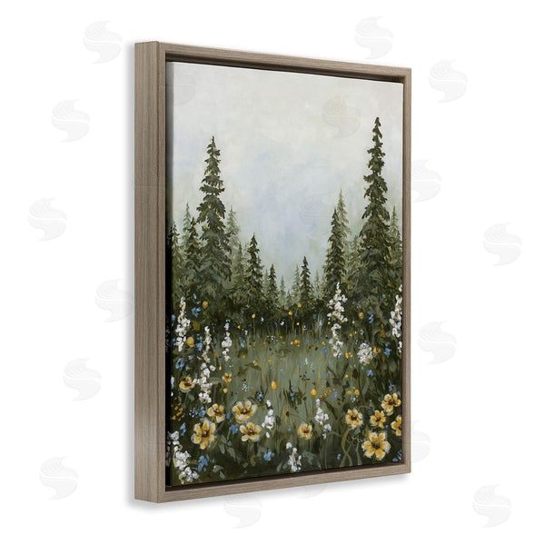 Stupell Industries Hollihocks Art | Forest Meadow Clearing