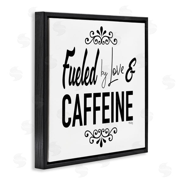 Stupell Industries Hollihocks Art | Fueled By Love And Caffiene
