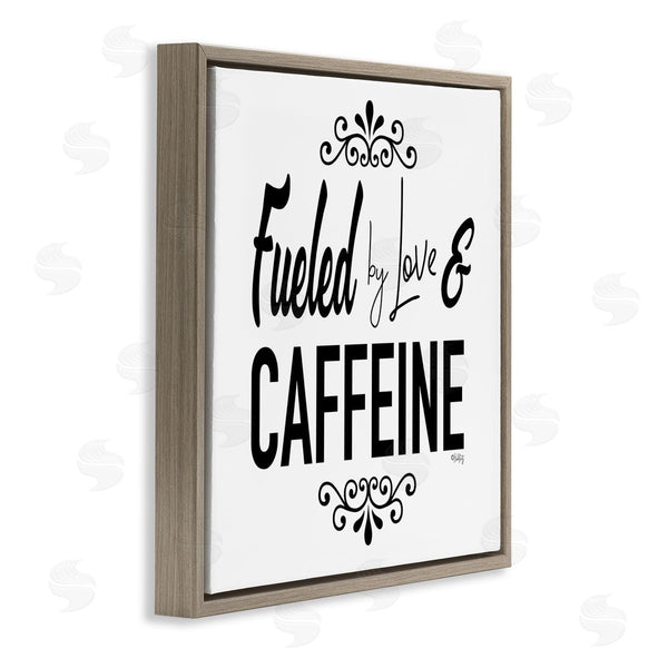 Stupell Industries Hollihocks Art | Fueled By Love And Caffiene