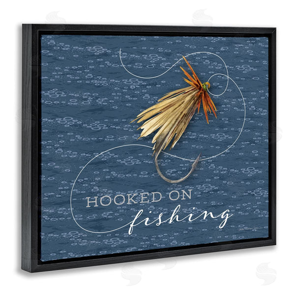 Stupell Industries Holly Thomas Stein | Hooked On Fishing