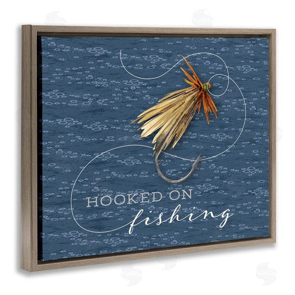 Stupell Industries Holly Thomas Stein | Hooked On Fishing