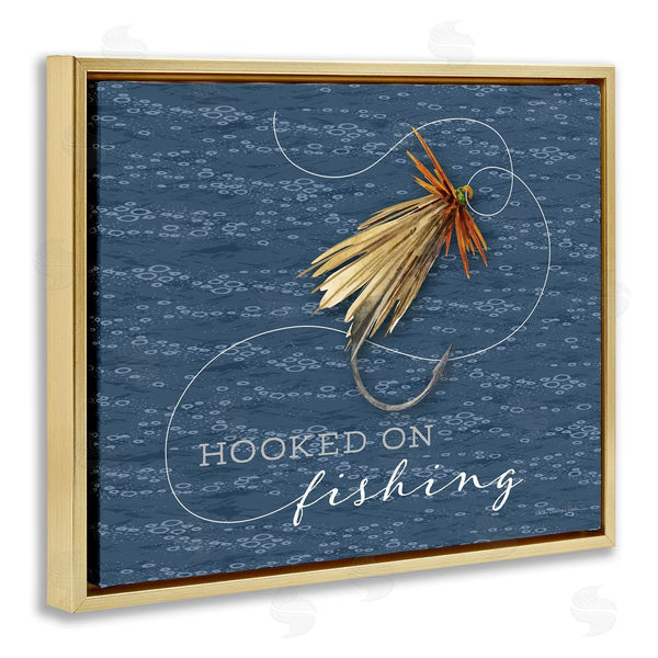 Stupell Industries Holly Thomas Stein | Hooked On Fishing