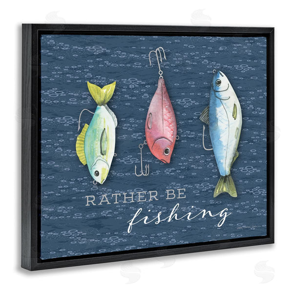 Stupell Industries Holly Thomas Stein | Rather Be Fishing