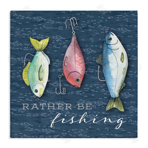 stupell industries Holly Thomas Stein | Rather Be Fishing Bait