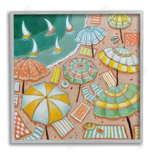 Stupell Industries Holly Wojahn | Modern Summer Beach