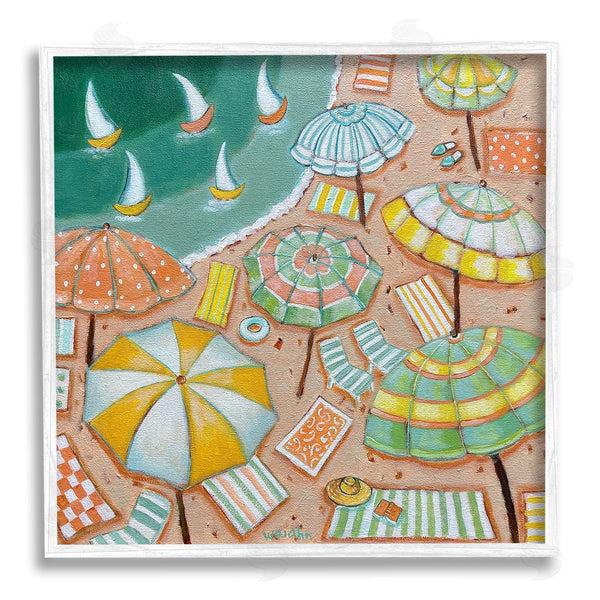 Stupell Industries Holly Wojahn | Modern Summer Beach