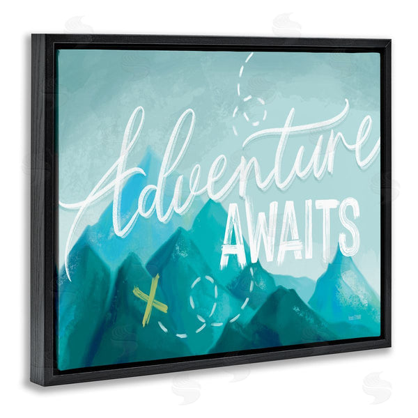 Stupell Industries House Fenway | Adventure Awaits Icy Mountains Range Outdoor Destination Wall Art