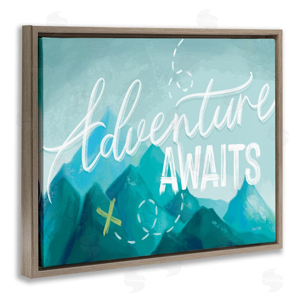 Stupell Industries House Fenway | Adventure Awaits Icy Mountains Range Outdoor Destination Wall Art