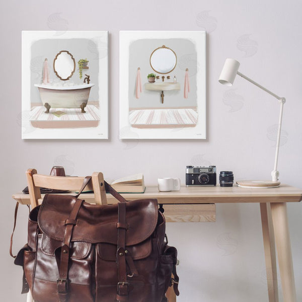 Stupell Industries House Fenway | Bathroom Interior Bubble Bath Wall Art