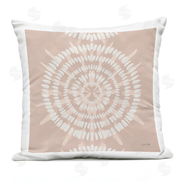 Stupell Industries House Fenway | Beige Geometric Boho Mandala Circles Printed Throw Pillow