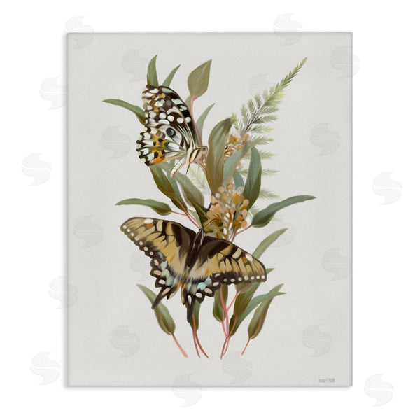 stupell industries House Fenway | Butterfly Grove Forest Greenery Wall Art