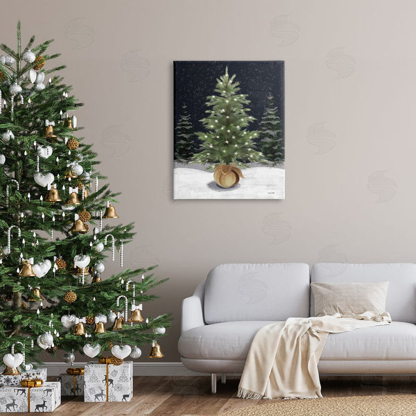 Stupell Industries House Fenway | Christmas Tree Snow Scene Wall Art