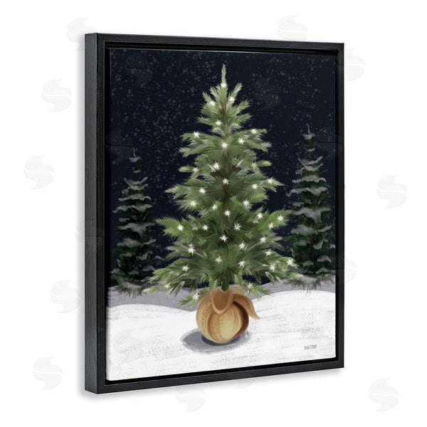 Stupell Industries House Fenway | Christmas Tree Snow Scene Wall Art