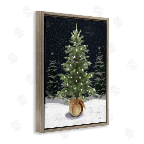 Stupell Industries House Fenway | Christmas Tree Snow Scene Wall Art