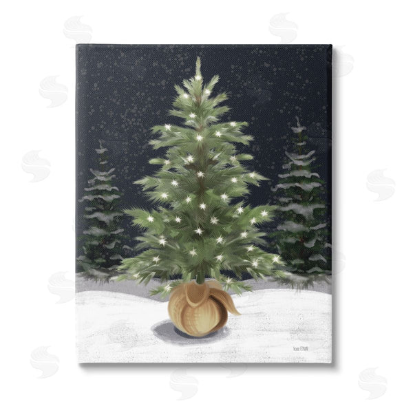 stupell industries House Fenway | Christmas Tree Snow Scene Wall Art