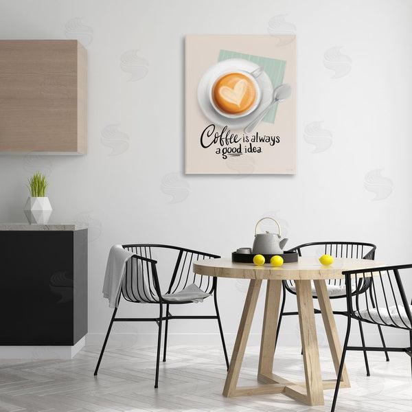 Stupell Industries House Fenway | Coffee Always Good Idea Wall Art