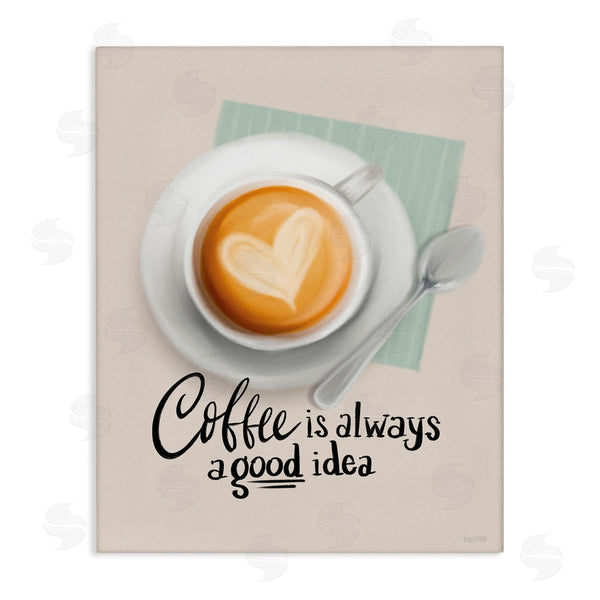 stupell industries House Fenway | Coffee Always Good Idea Wall Art