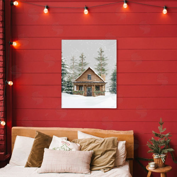 Stupell Industries House Fenway | Cozy Snowy Forest Cabin