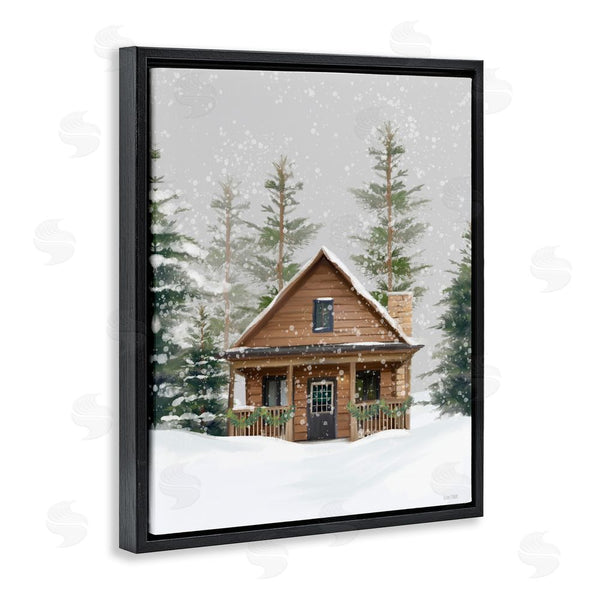 Stupell Industries House Fenway | Cozy Snowy Forest Cabin