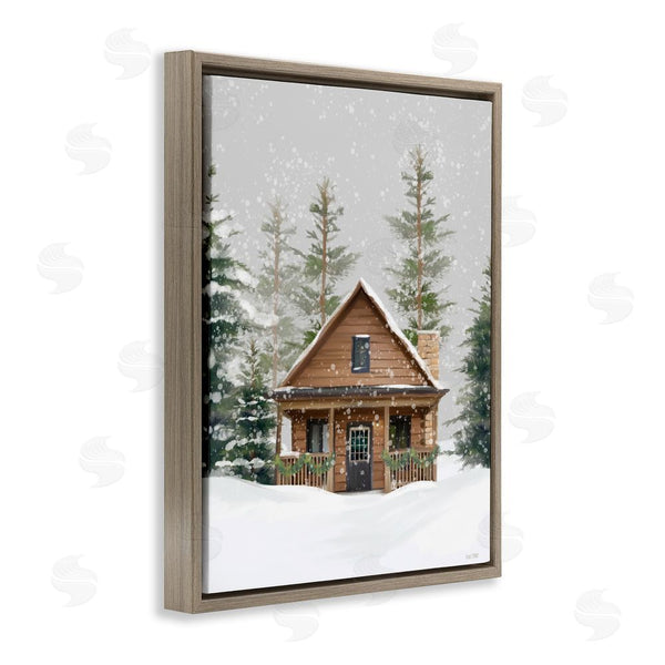 Stupell Industries House Fenway | Cozy Snowy Forest Cabin