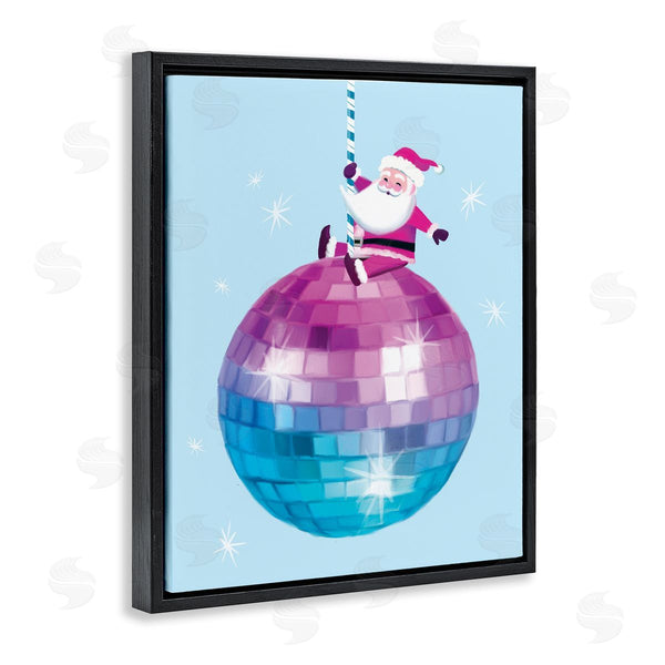 Stupell Industries House Fenway | Disco Ball Santa Claus