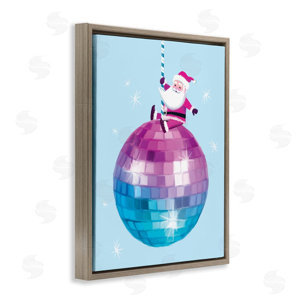 Stupell Industries House Fenway | Disco Ball Santa Claus