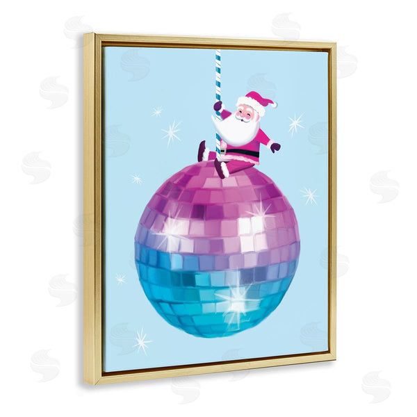 Stupell Industries House Fenway | Disco Ball Santa Claus