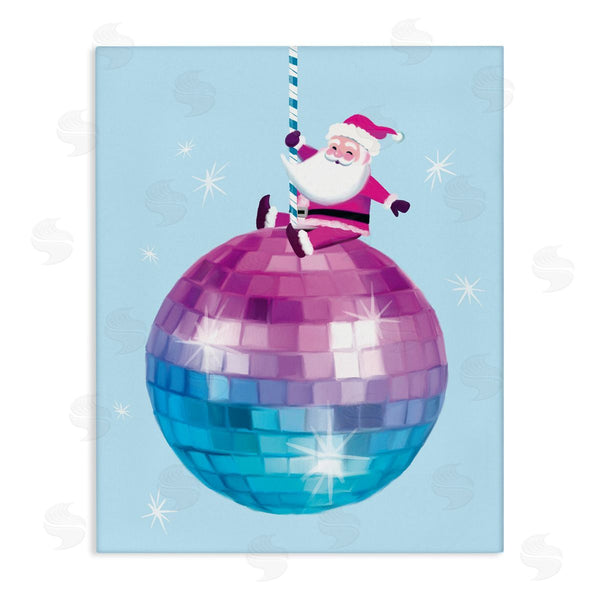 stupell industries House Fenway | Disco Ball Santa Claus