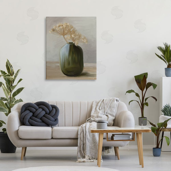 Stupell Industries House Fenway | Dried Blooms In Green Vase Wall Art