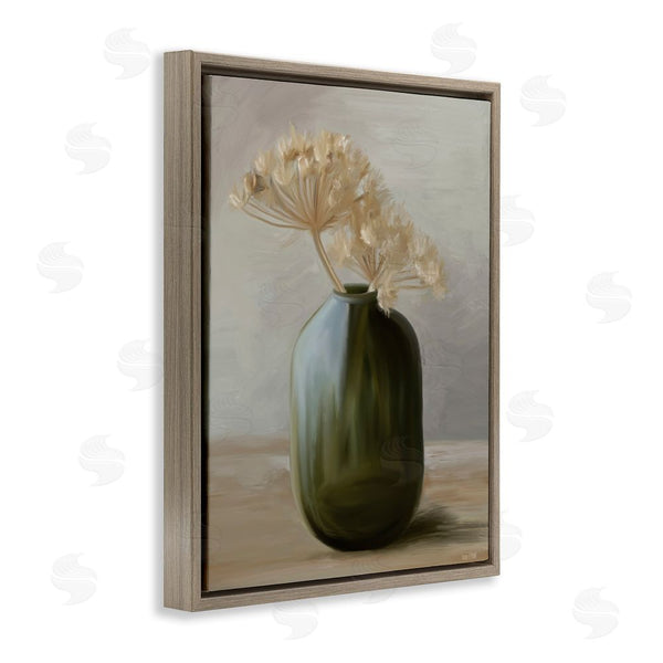 Stupell Industries House Fenway | Dried Blooms In Green Vase Wall Art