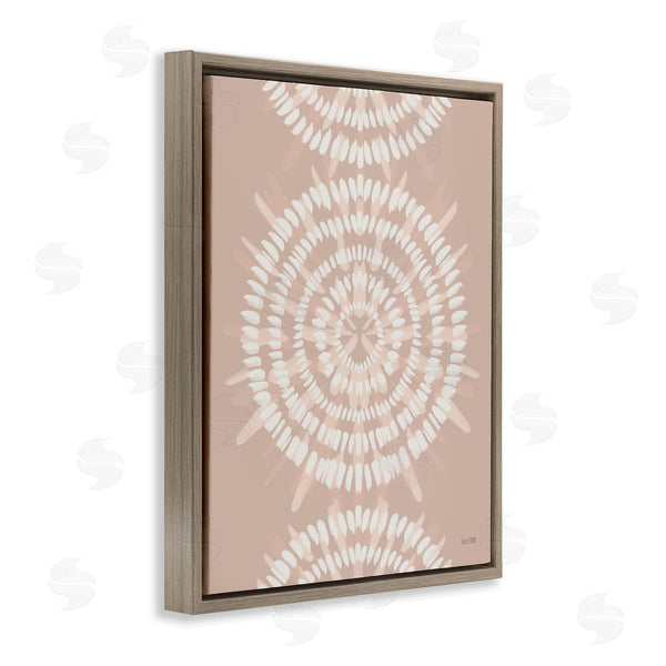 Stupell Industries House Fenway | Geometric Rose Gold Mandala Boho Flower Design Wall Art