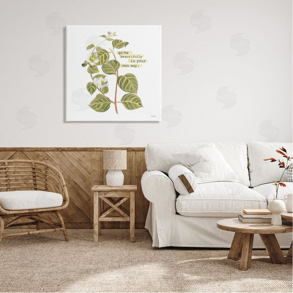 Stupell Industries House Fenway | Grow Beautifully Your Way Motivational Spring Garden Phrase Wall Art