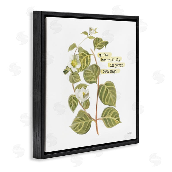 Stupell Industries House Fenway | Grow Beautifully Your Way Motivational Spring Garden Phrase Wall Art